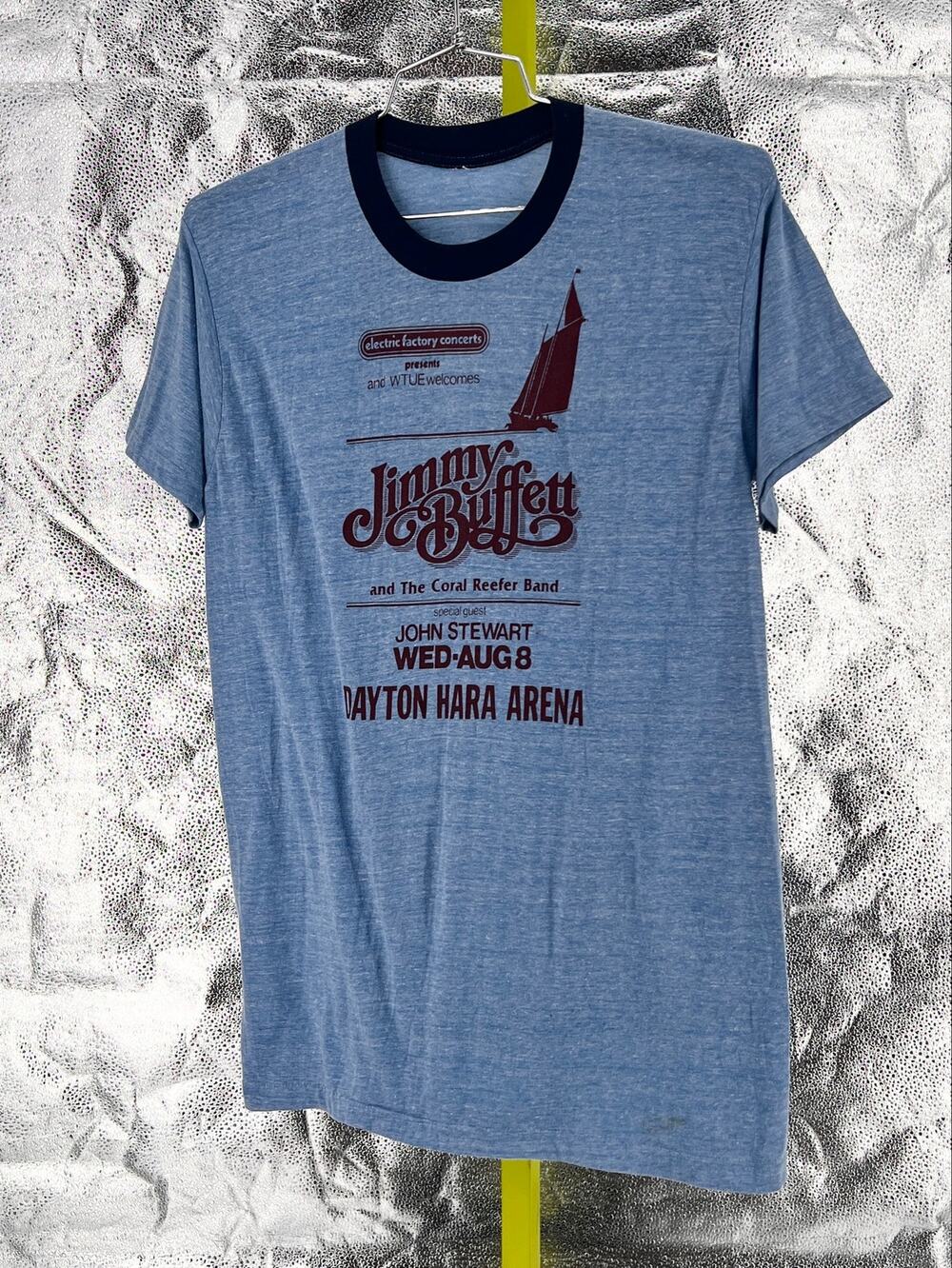 Jimmy Buffett Vintage 1978 Tshirt Dayton Arena Coral Reefer Band John Stewart
